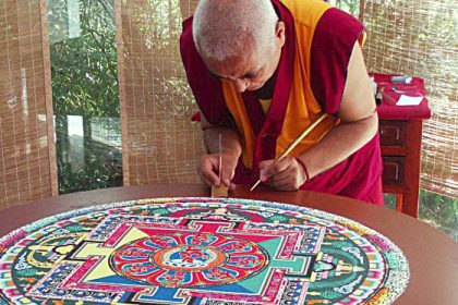 Kreation eines Mandalas