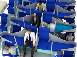 „Flex-Seats“ für neuen Flugkomfort