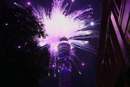 London Fireworks Highlight 1,000 Days to Olympics