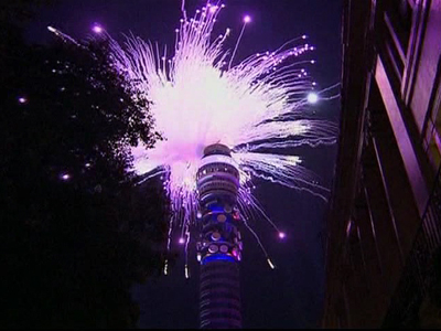 London Fireworks Highlight 1,000 Days to Olympics
