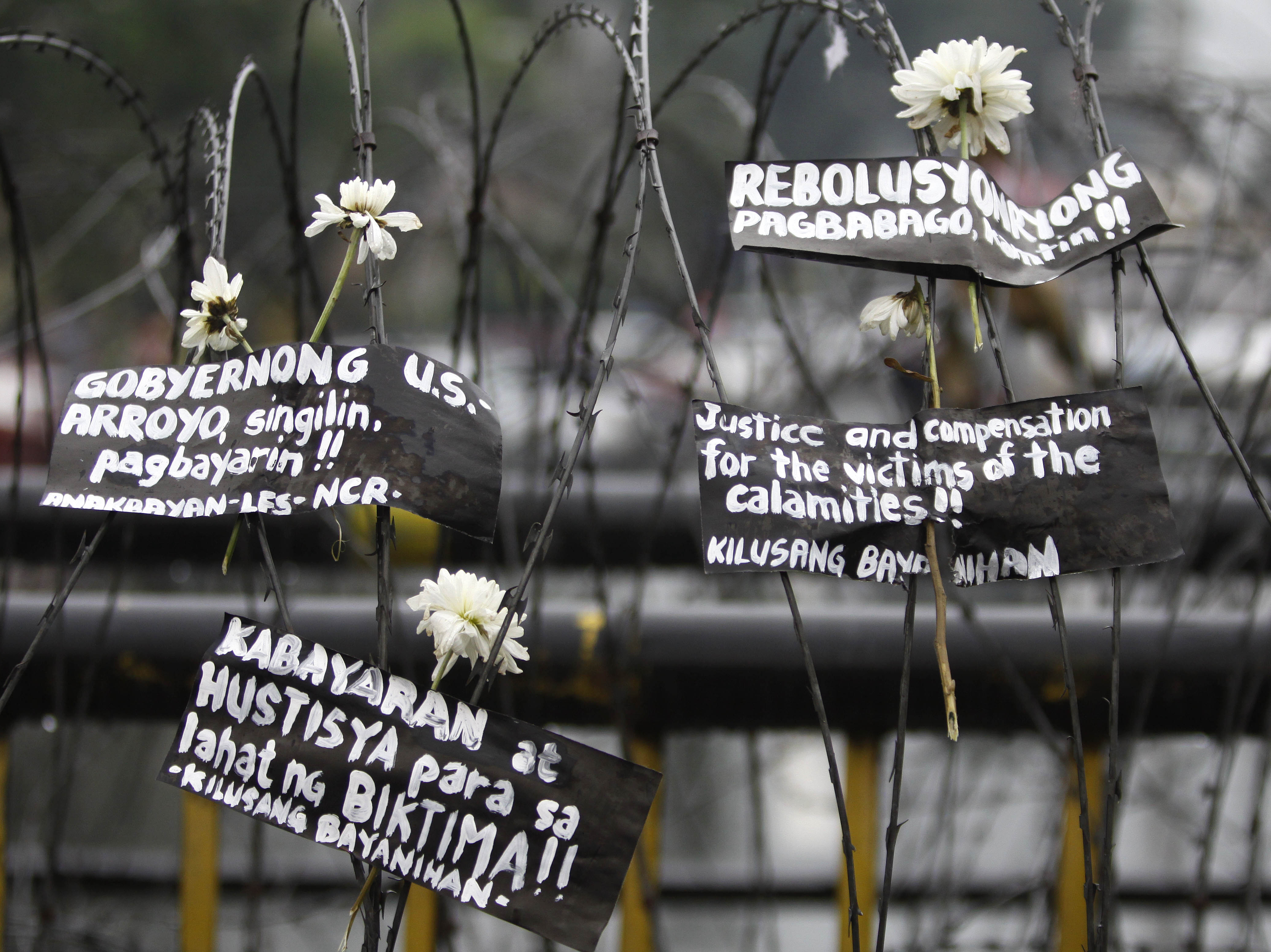 Blumen mit Botschaften