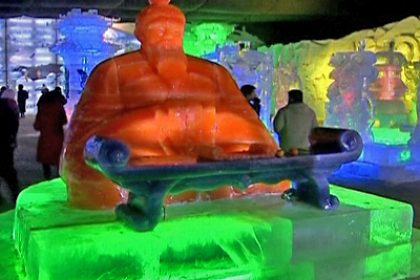 China: Ice Festival Opens in Beijing