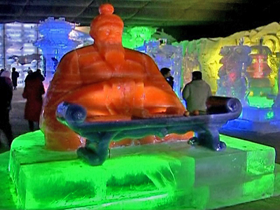 China: Ice Festival Opens in Beijing