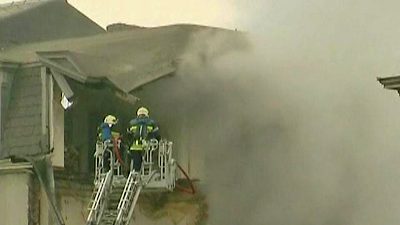 Building Collapse Caught on Film in Belgium