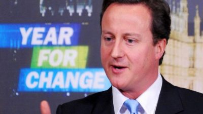 Cameron startklar für den Wahlkampf in Großbritannien