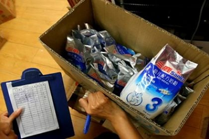 Nordwestchina: 170 Tonnen verseuchtes Milchpulver gefunden
