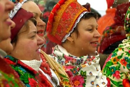 Ukrainians Celebrate Winter Carnival