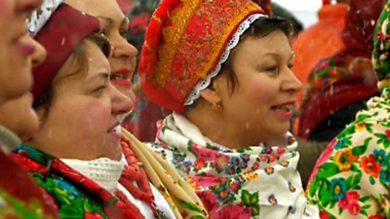 Ukrainians Celebrate Winter Carnival