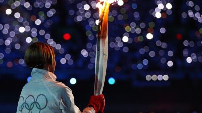 Fackellauf der Olympischen Spiele 2010