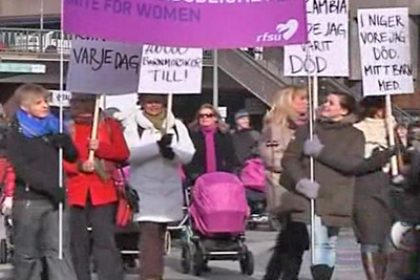 Sweden: Women March for Unity