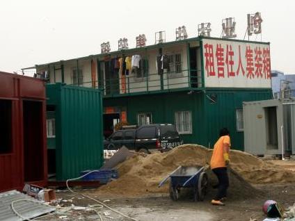 Schiffscontainer zum Wohnen in Südchina vermarktet