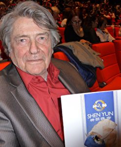 Filmregisseur Jean-Pierre Mocky im Pariser Palais des Congrès.