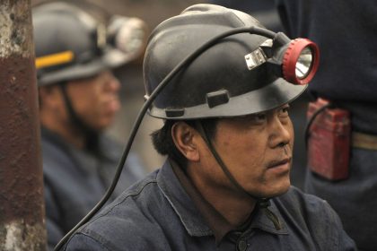 Chinesische Bergleute danken der Partei