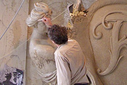 Mit Kolossalfiguren, Engeln und Adlern im Bunde für das Berliner Stadtschloss