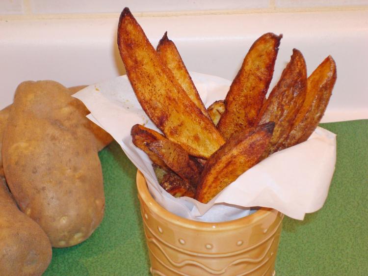 Ofengeröstete Kartoffel-Wedges