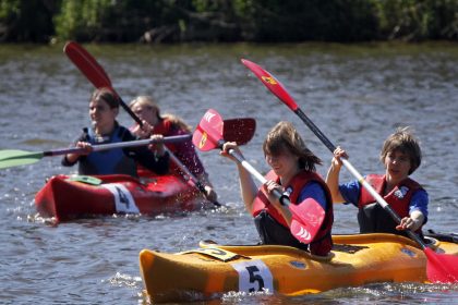 Um die Wette paddeln