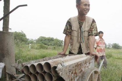 Chinesischer ‘Kanonier’ verhindert Zwangsabriss