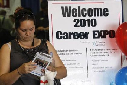 Die  Hälfte der Jobs in den USA ist mit Frauen besetzt