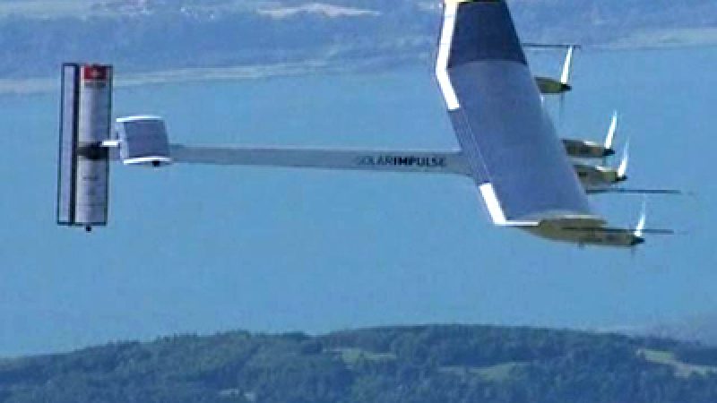 Switzerland: Solar Plane Lands After 26 Hours