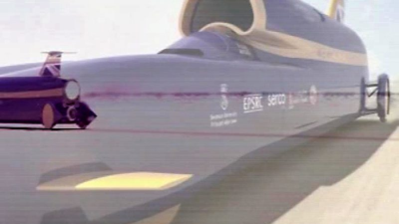 UK: Supersonic “Bloodhound” Car Unveiled at Farnborough Air Show