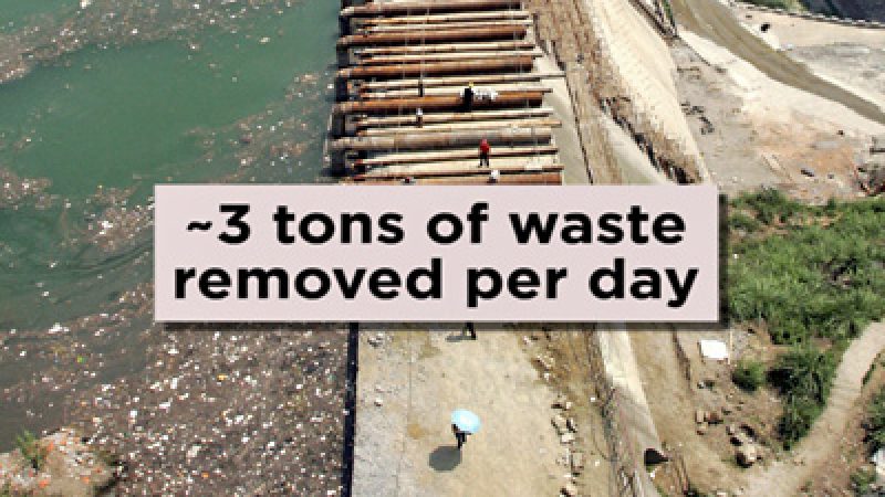 China: Floating Trash Threatens to Clog Three Gorges Dam