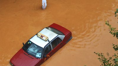 Überschwemmungen in China Hinweis auf größere Probleme