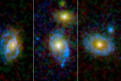 Ein großes Mysterium: Riesige UV-Ringe um Galaxien