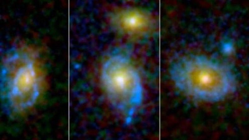 Ein großes Mysterium: Riesige UV-Ringe um Galaxien