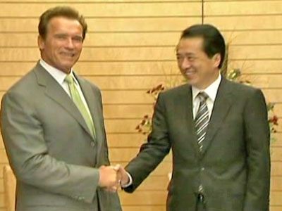 Arnold Schwarzenegger Considers Bullet Train for California