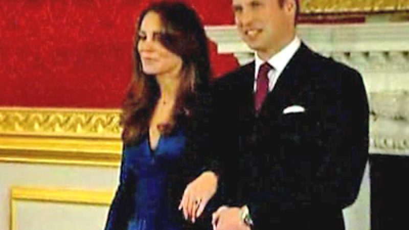 Prince William and Bride-to-Be Meet the Press