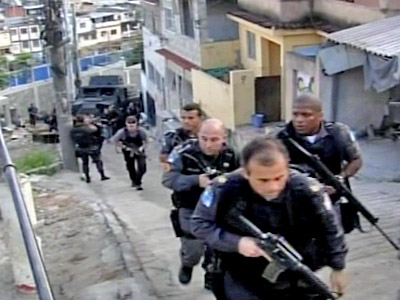 Kampf um Rio: Polizei übernimmt den „Deutschen Komplex“