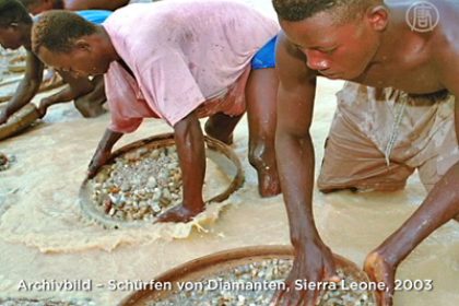 “Saubere” Diamanten dank Kimberly-Prozess