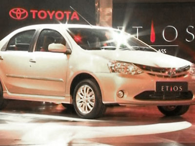 Toyota Launches New Etios Car in India