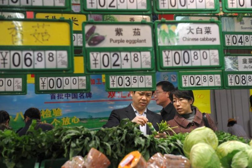 Chinas Inflation auf der Überholspur