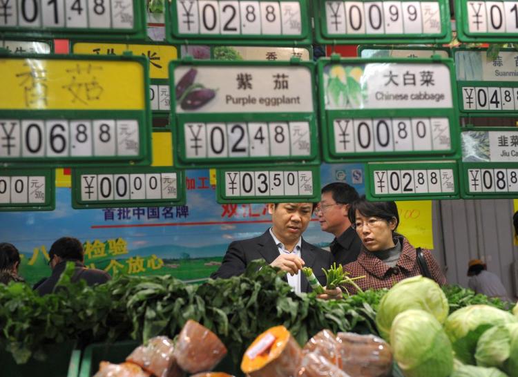 Chinas Inflation auf der Überholspur