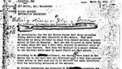 Roswell-Memo des FBI bestätigt Existenz von UFOs