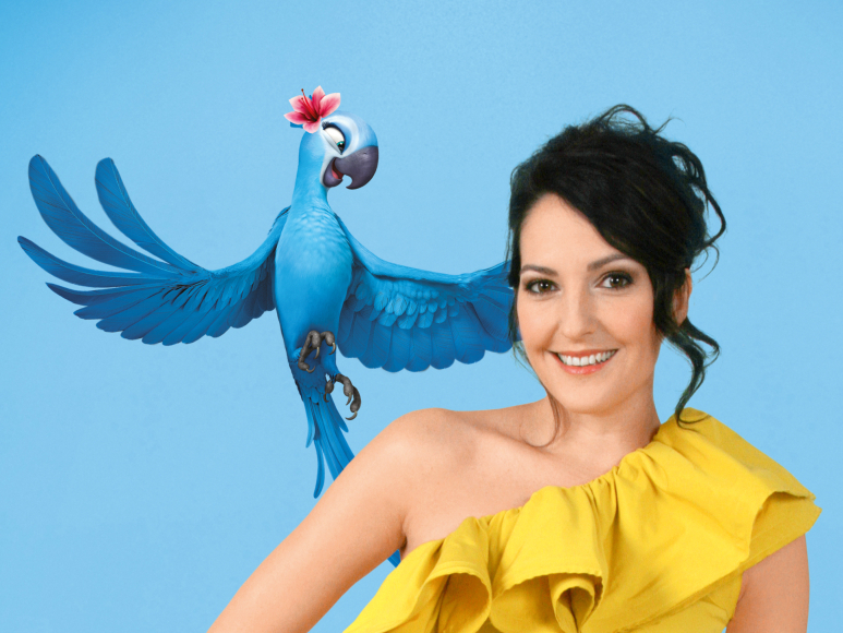Johanna Klum bringt Papagei Jewel zum Sprechen