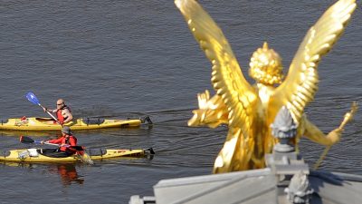 Auf der Elbe