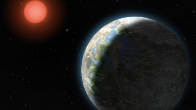 Erster bewohnbarer Exoplanet umrundet roten Zwerg