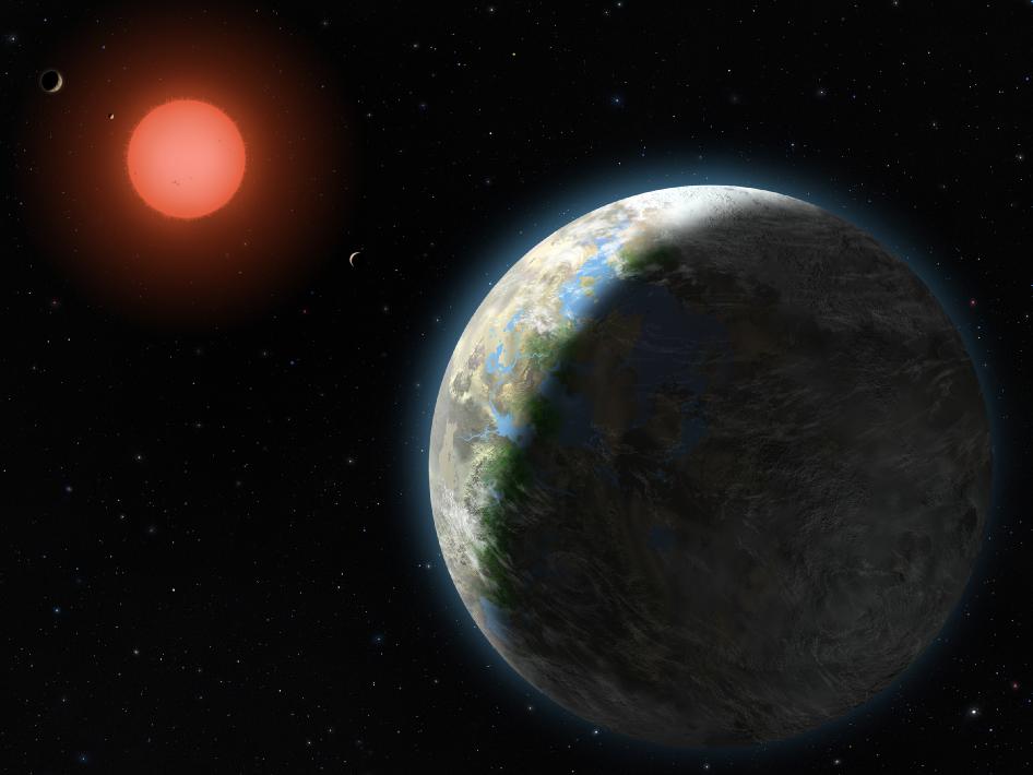 Erster bewohnbarer Exoplanet umrundet roten Zwerg