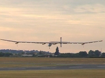 Video: Solar Powered Aircraft Flies From Brussels To Paris