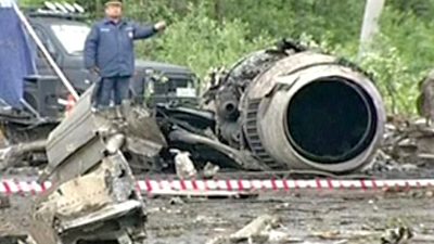 Emergency Rescue Continues at Russia Plane Crash Site