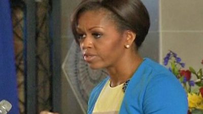 Michelle Obama Speaks in Soweto