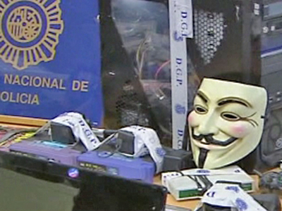 Spain Arrests Members of Anonymous Over Sony Attack