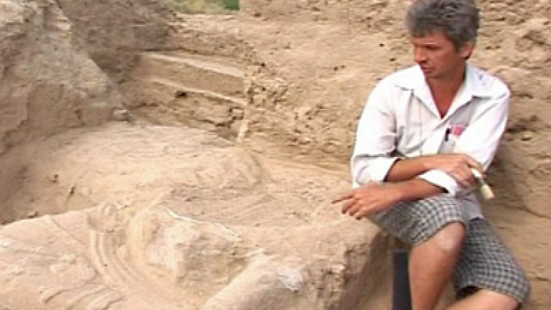 Large Buddha Statue Unearthed In Kyrgyzstan