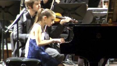 Ten-Year-Old Piano Prodigy Leads Orchestra