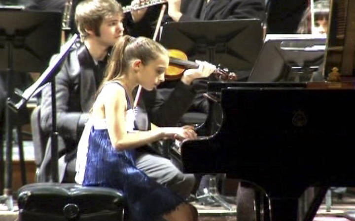 Ten-Year-Old Piano Prodigy Leads Orchestra