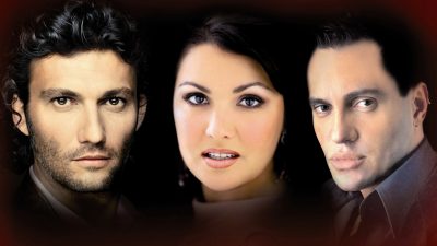 Anna Netrebko, Erwin Schrott und Jonas Kaufmann in der Berliner Waldbühne