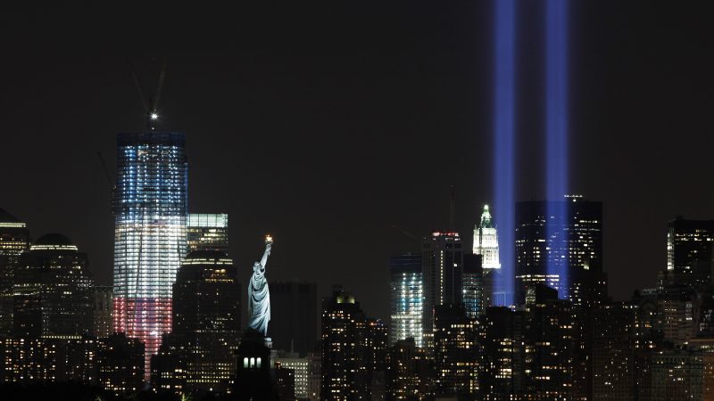 Lichtdenkmal am Ground Zero