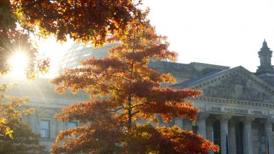 Herbstabend im Gebirge